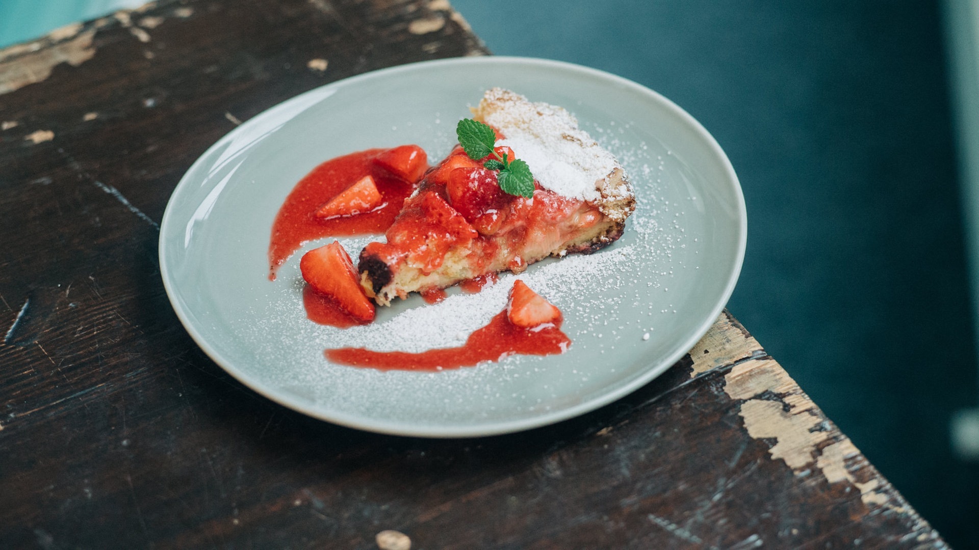 Foto: SWR3 Buttermilch-Quark-Kuchen mit Rhabarber (Foto: SWR3)