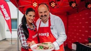 Bilder vom großen SWR3 Grillen mit Johann Lafer und Sally! (Foto: SWR3, Niko Neithardt) Bilder vom großen SWR3 Grillen mit Johann Lafer und Sally!