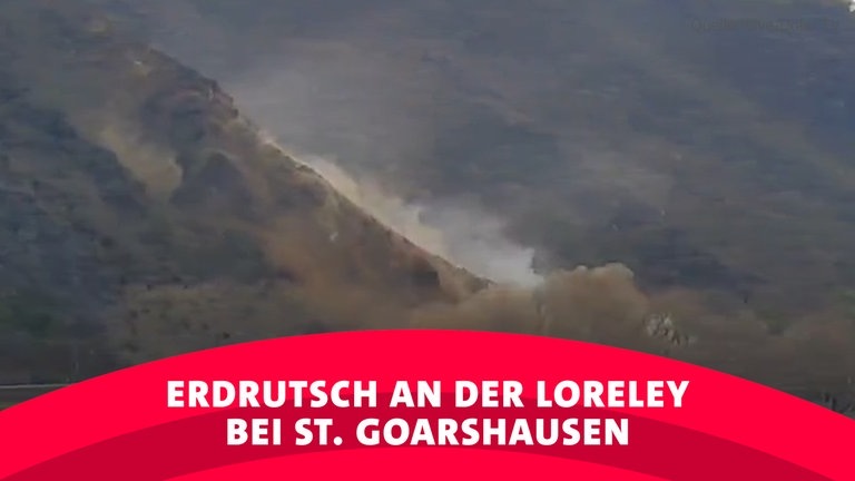 Hangrutsch bei St- Goarshausen am Rhein (Foto: SWR, SWR3)