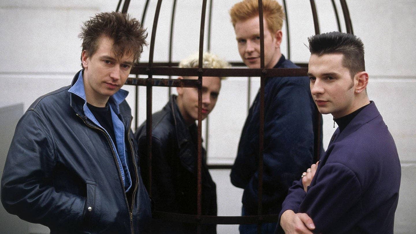 Depeche Mode bei einer Foto-Session 1988 (Foto: imago/Future Image)