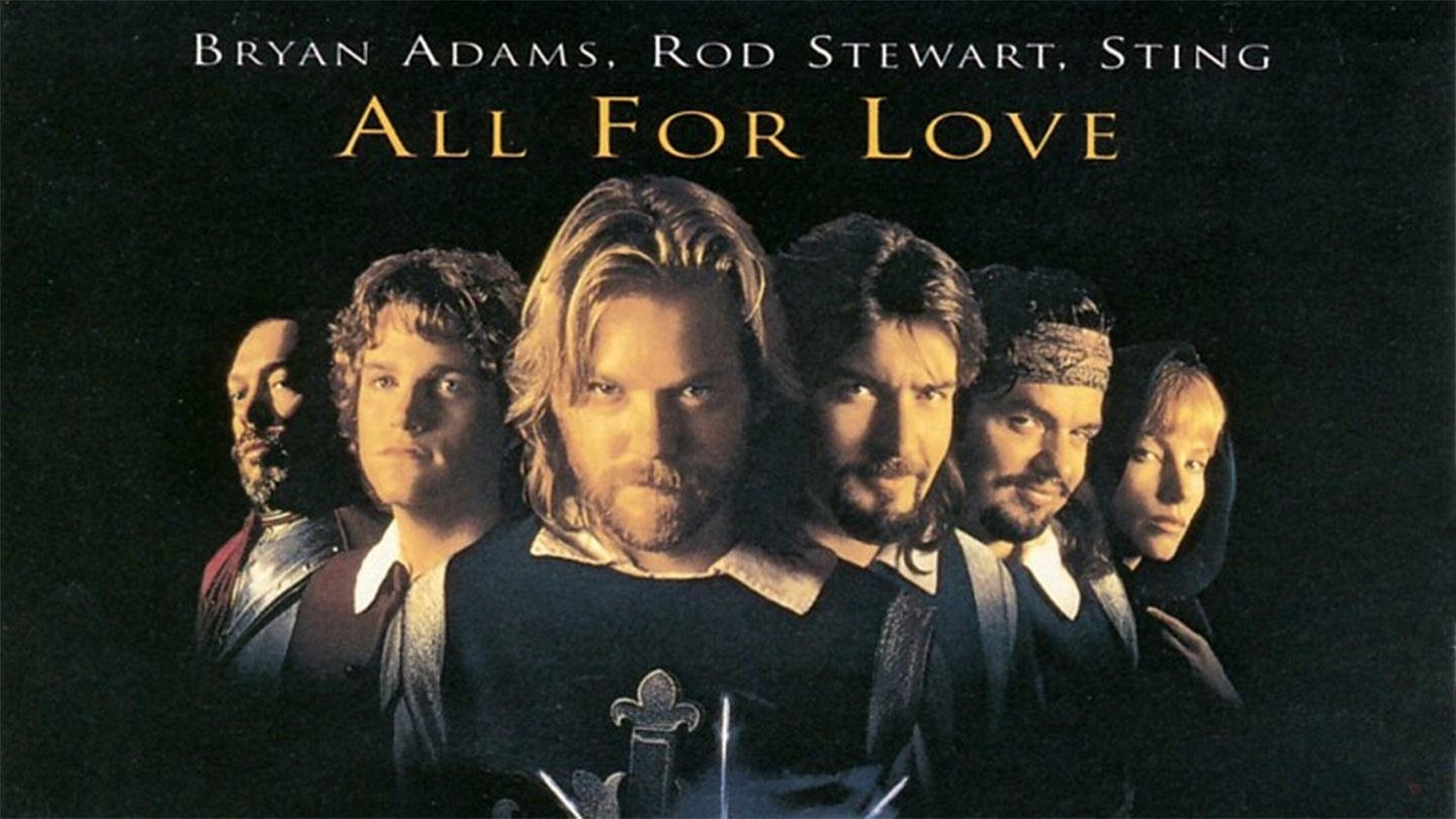 Foto: A&M Records - Universal Music All For Love – Bryan Adams, Sting, Rod Stewart (Foto: A&M Records - Universal Music)