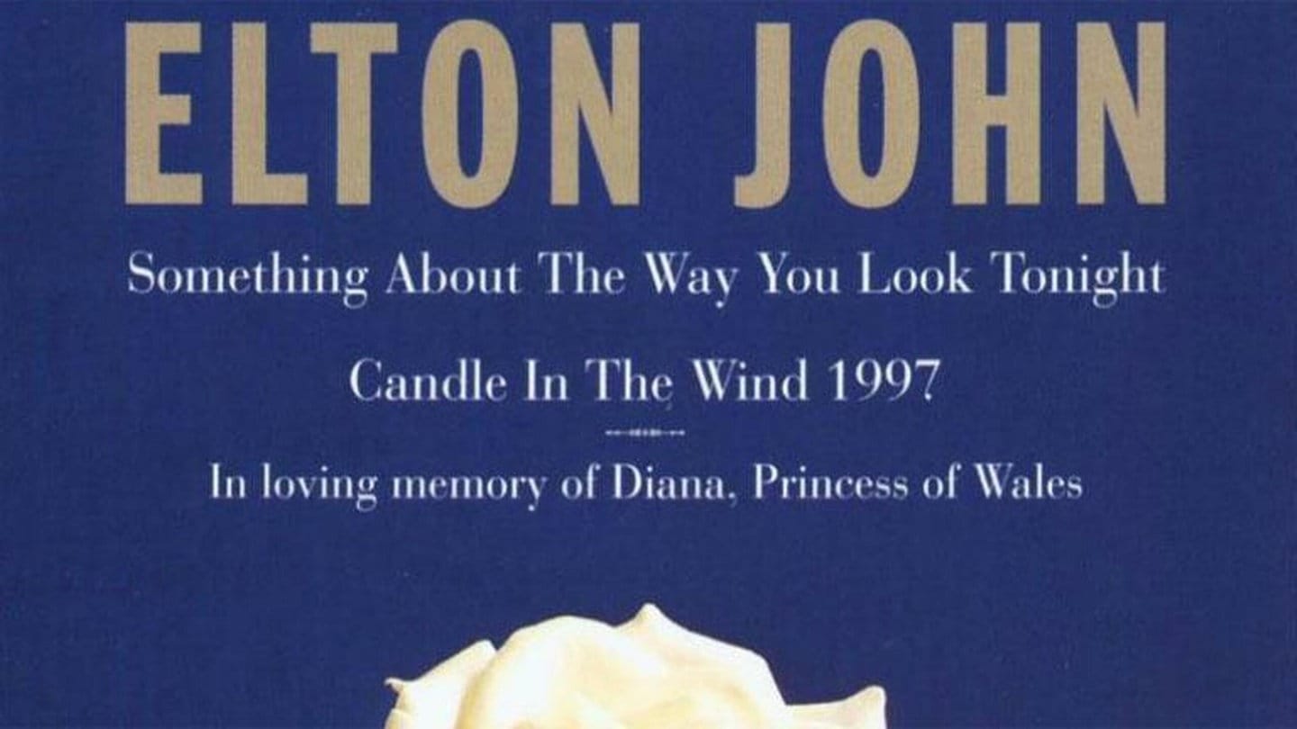 Foto: Rocket Records Candle In The Wind '97 – Elton John (Foto: Rocket Records)