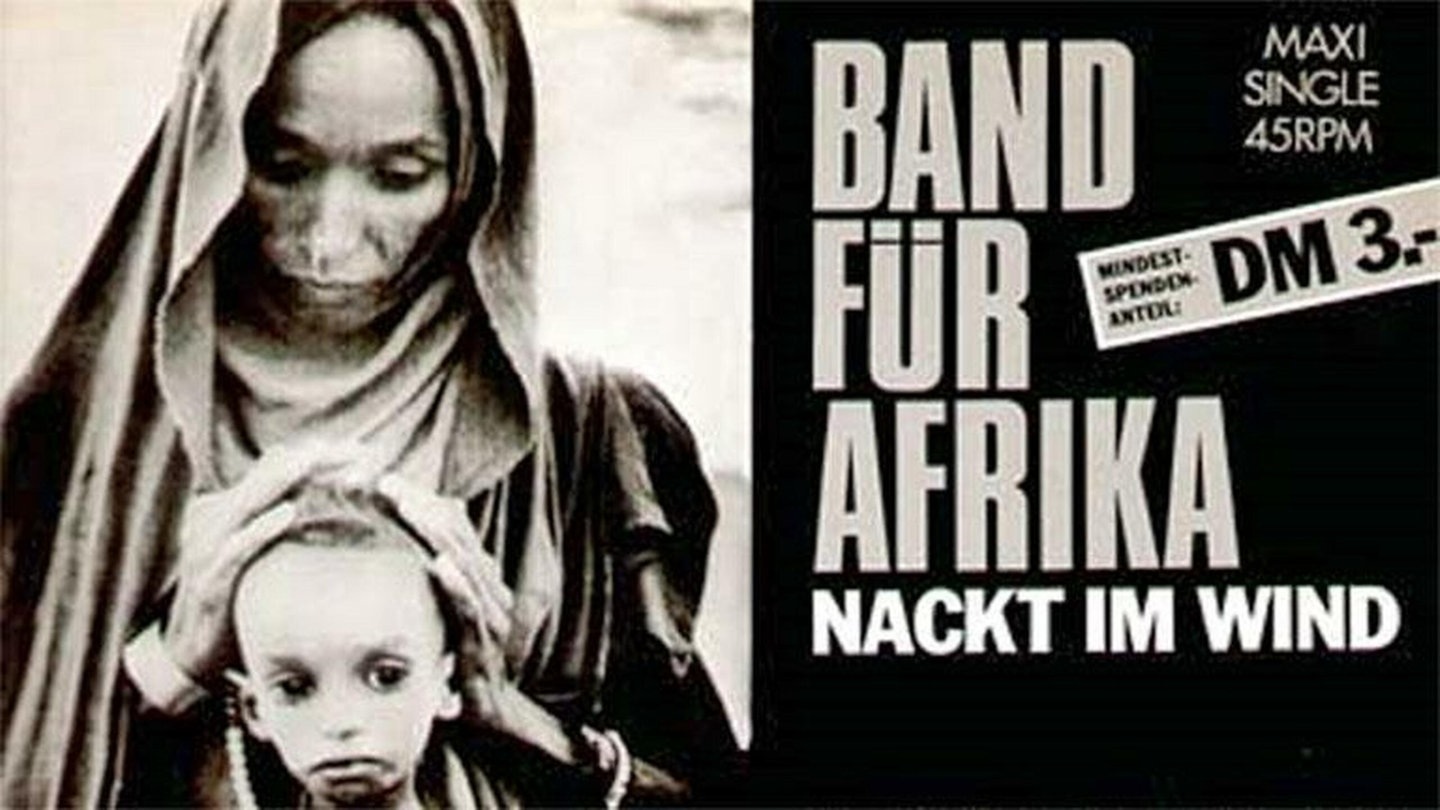 Foto: CBS Nackt im Wind – Band für Afrika (Foto: CBS)