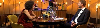 Celeste wird von der Geige überrascht