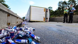 Energydrinks auf der Autobahn