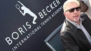 Boris und die Einweihung der Tennishalle