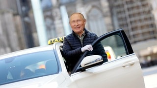 Putin fährt Taxi