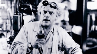 Wissenschaftler Doc Brown aus Zurück in die Zukunft