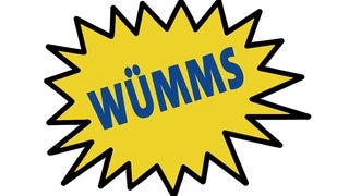 Sprechblase mit Wümms