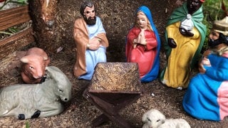 Das Christkind fehlt in der Krippe