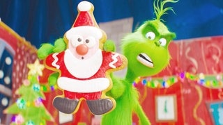 Der Grinch in einem Weihnachtsfilm
