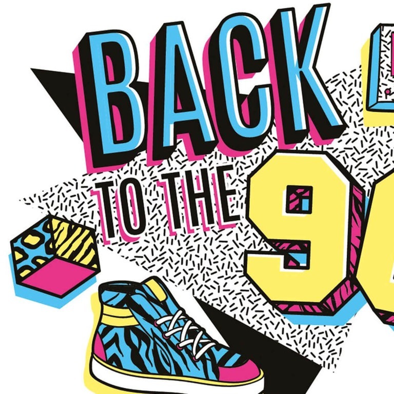 90er Jahre - von Kassette bis Turnschuhe (Foto: Adobe Stock/Martyshova)