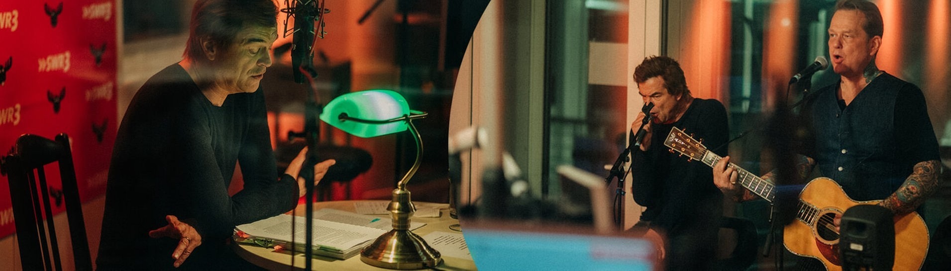 Campino und Kuddel bei SWR3 - Musik & Lesen (Foto: SWR3, SWR3/Niko Neithardt)