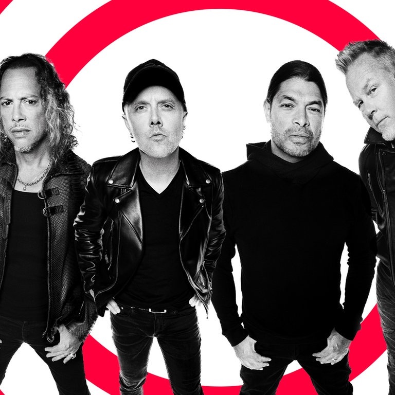 Die vier Bandmitglieder von Metallica (Foto: Universal Music)