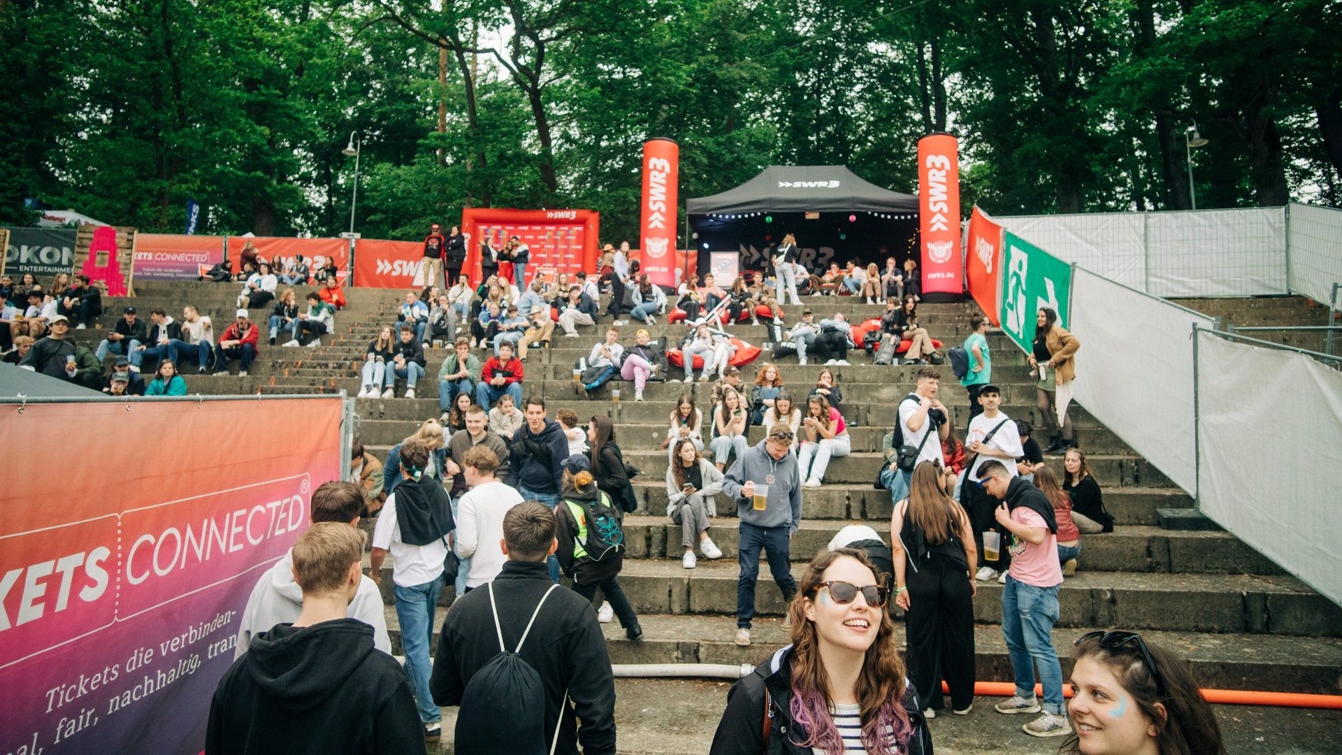 SWR3-Lounge beim Campus Festival 2023 in Konstanz (Foto: SWR3, Niko Neithardt)