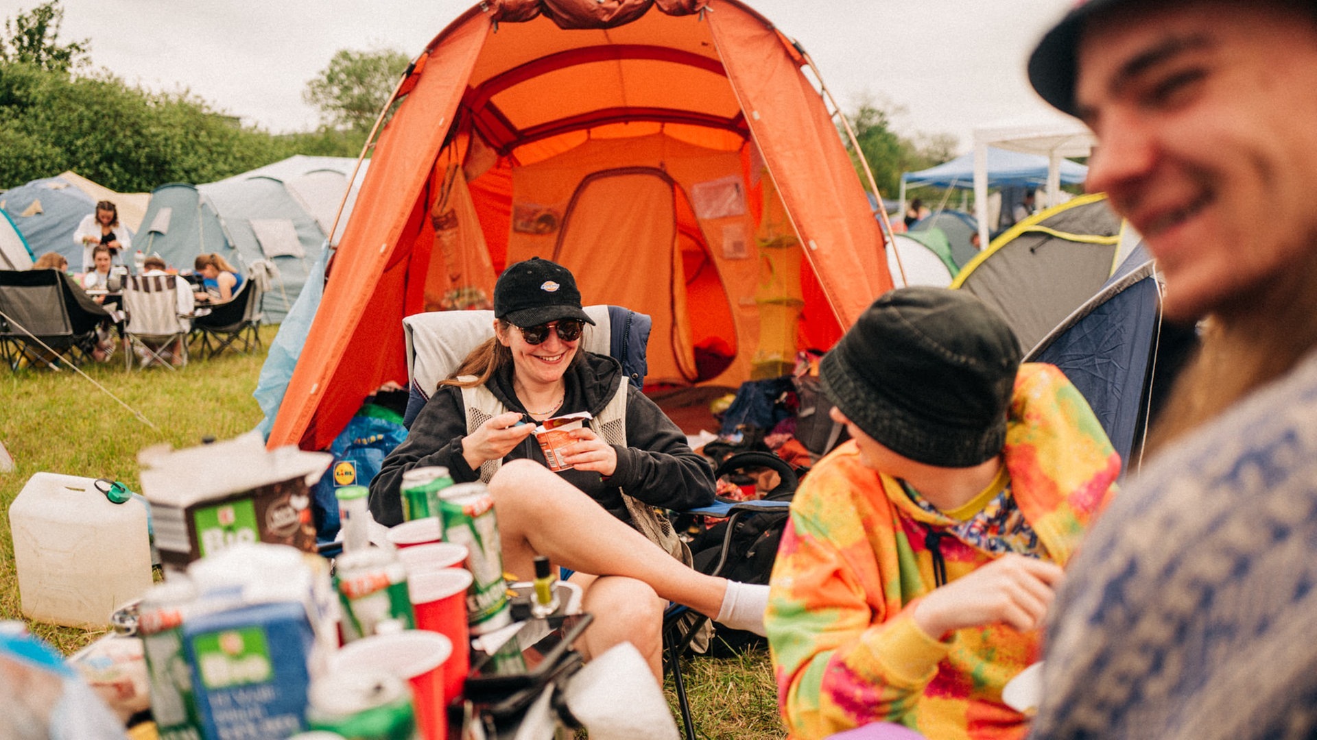 Foto: SWR3, Niko Neithardt Campus-Festival-Besucher beim Campen (Foto: SWR3, Niko Neithardt)