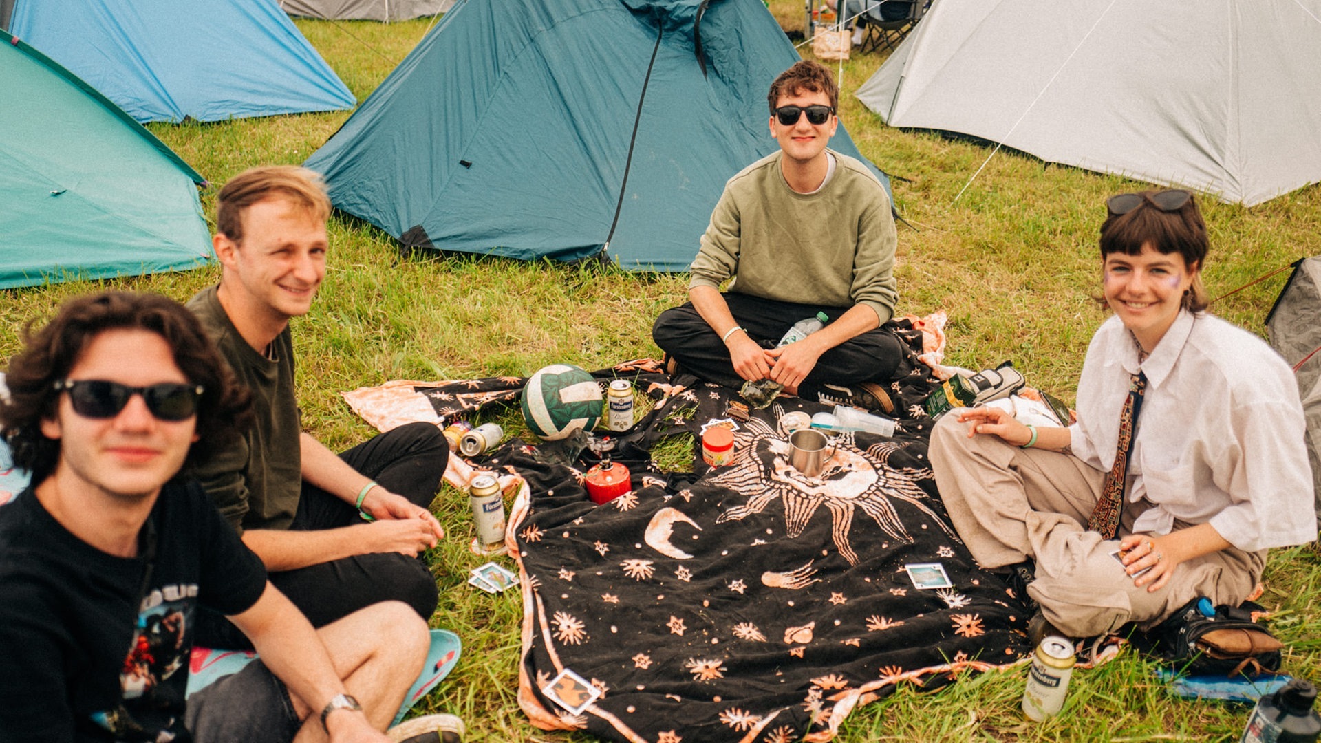 Foto: SWR3, Niko Neithardt Campus-Festival-Besucher beim Campen (Foto: SWR3, Niko Neithardt)