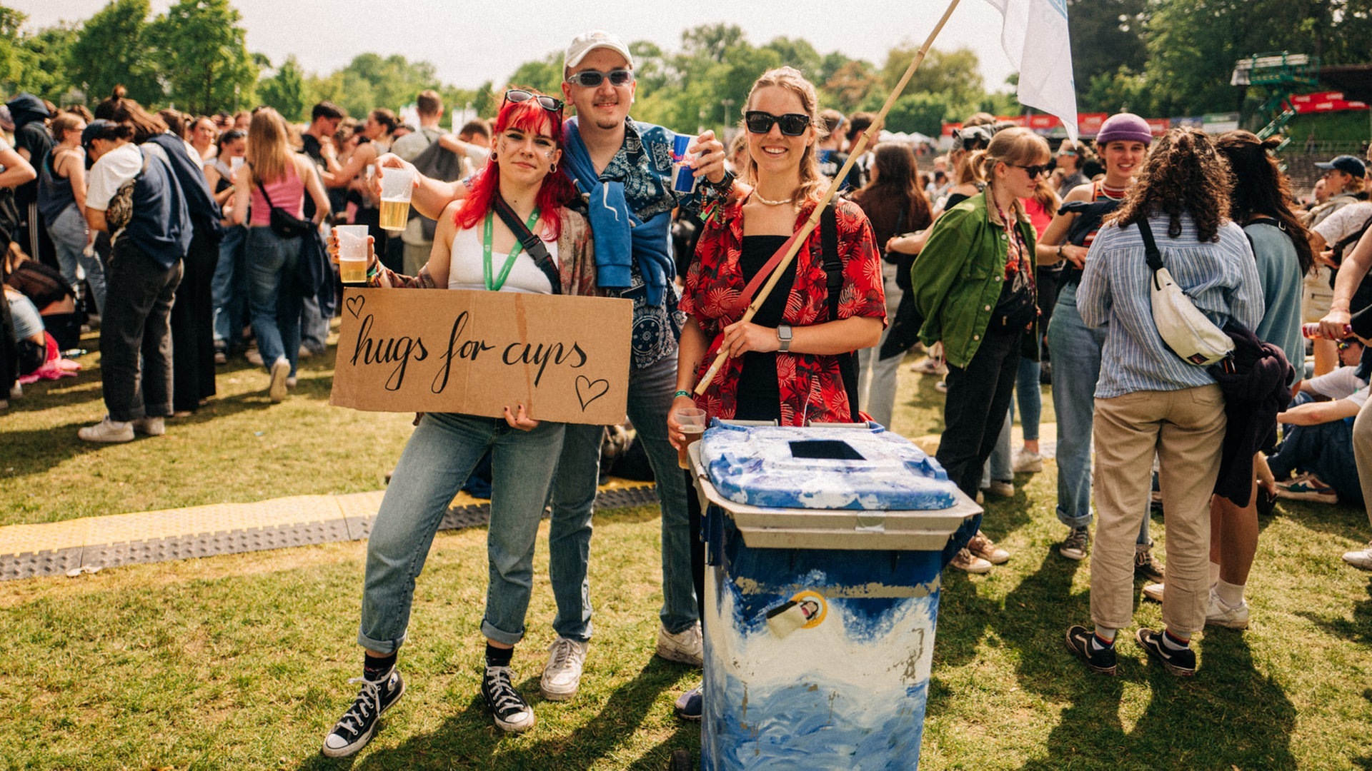 Foto: SWR3, Niko Neithardt Campus-Festival-Besucher beim Campen (Foto: SWR3, Niko Neithardt)