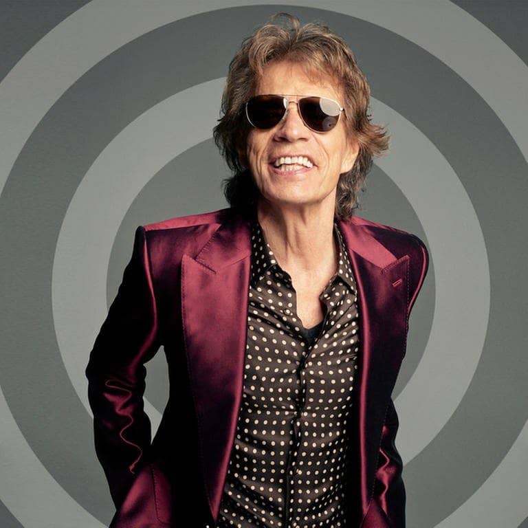 Mick Jagger, Frontmann der Rolling Stones, trägt eine Sonnenbrille. SWR3 hat ein exklusives Interview mit ihm geführt. (Foto: Mark Seliger)