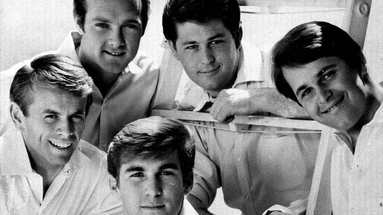 Die Beach Boys im Jahr 1966 (Foto: picture-alliance / Reportdienste, ASSOCIATED PRESS)