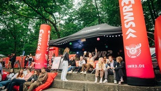 SWR3-Lounge beim Campus Festival 2023 in Konstanz (Foto: SWR3, Niko Neithardt) SWR3-Lounge beim Campus Festival 2023 in Konstanz
