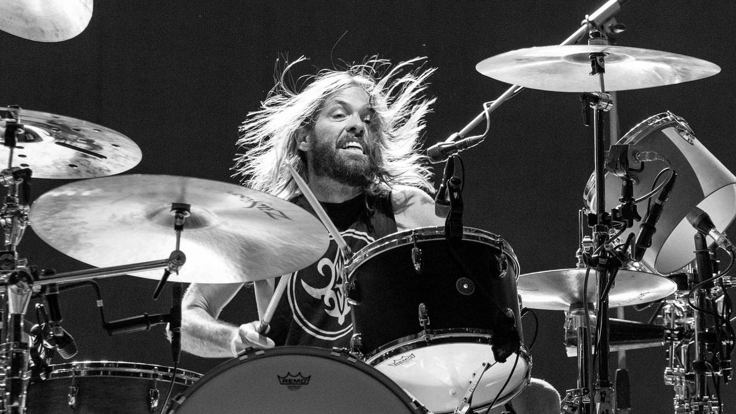 Taylor Hawkins am Schlagzeug bei den Foo Fighters. (Foto: imago images, IMAGO / ZUMA Press)
