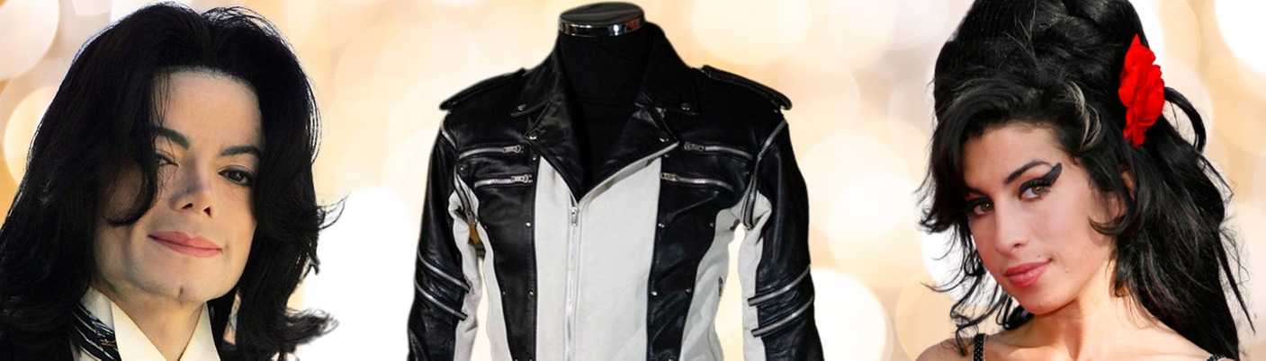 Auktion von Michael Jackson Jacke  (Foto: picture alliance / ASSOCIATED PRESS | Kevork Djansezian | dpa | epa Justin Sullivan | IMAGO / VectorFusionArt )
