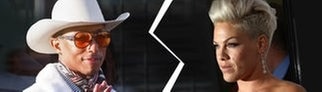 Pharrell Williams wird von Pink gerade verklagt, weil er die Marke P.Inc schützen wollte. 