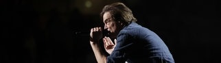 Sänger Campino von Die toten Hosen bei einem Tour-Konzert