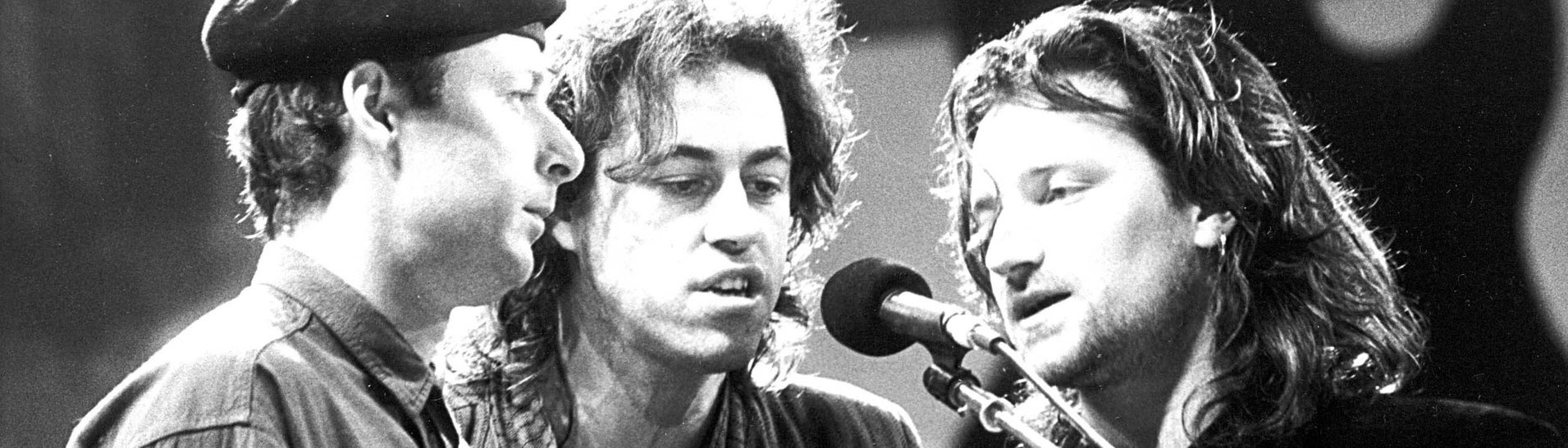 Van Morrison, Bob Geldof, And Bono (Foto: picture-alliance / Reportdienste, picture alliance / Captital Pictures | GP/MPI)