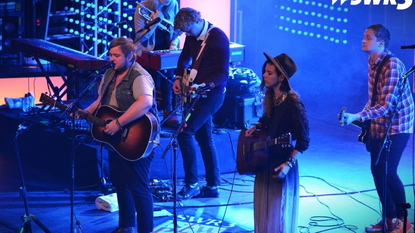 Of Monsters And Men: Beim Konzert im Kurhaus. (Foto: SWR3)