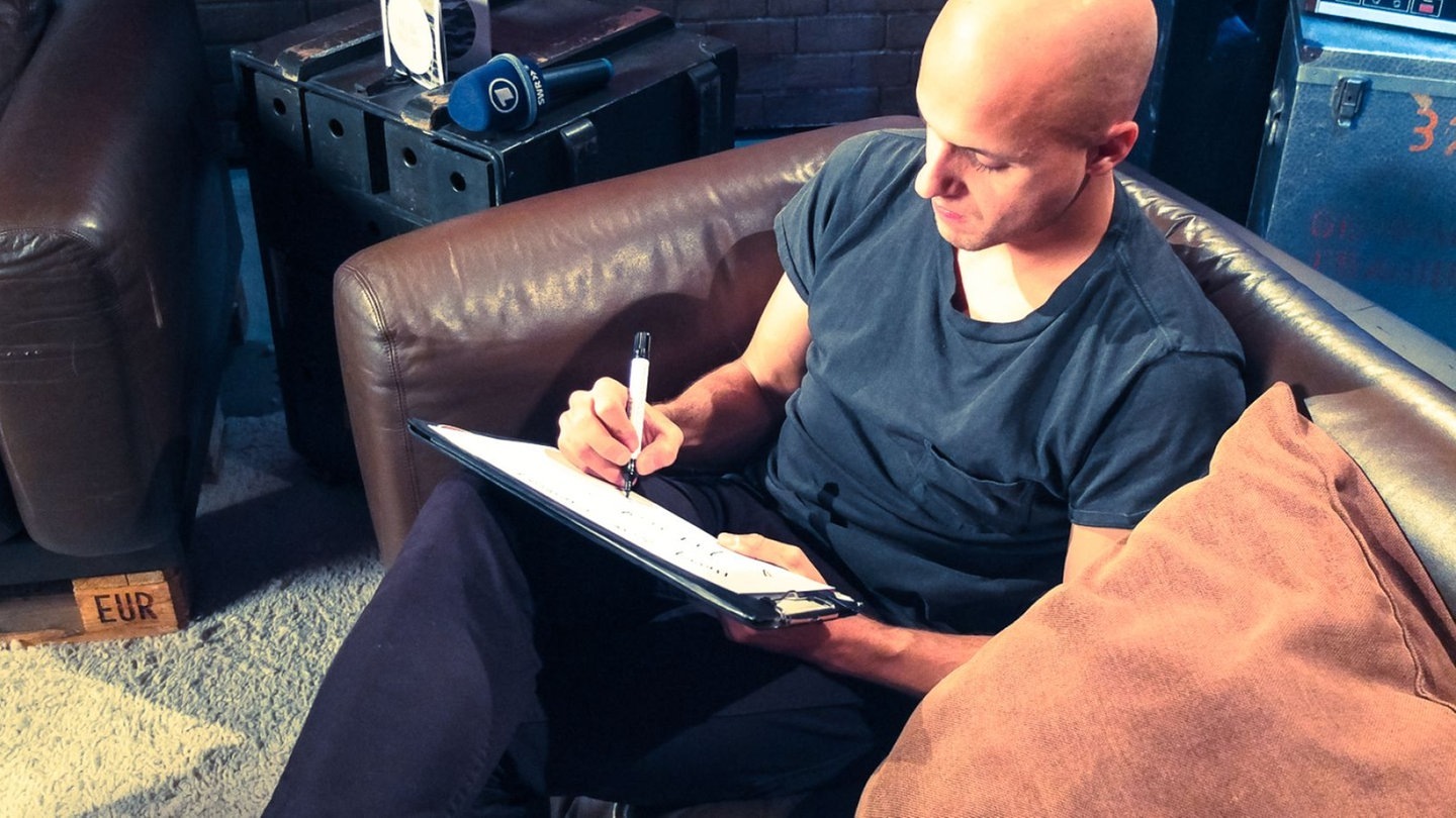 Interview - Milow (Foto: SWR3)