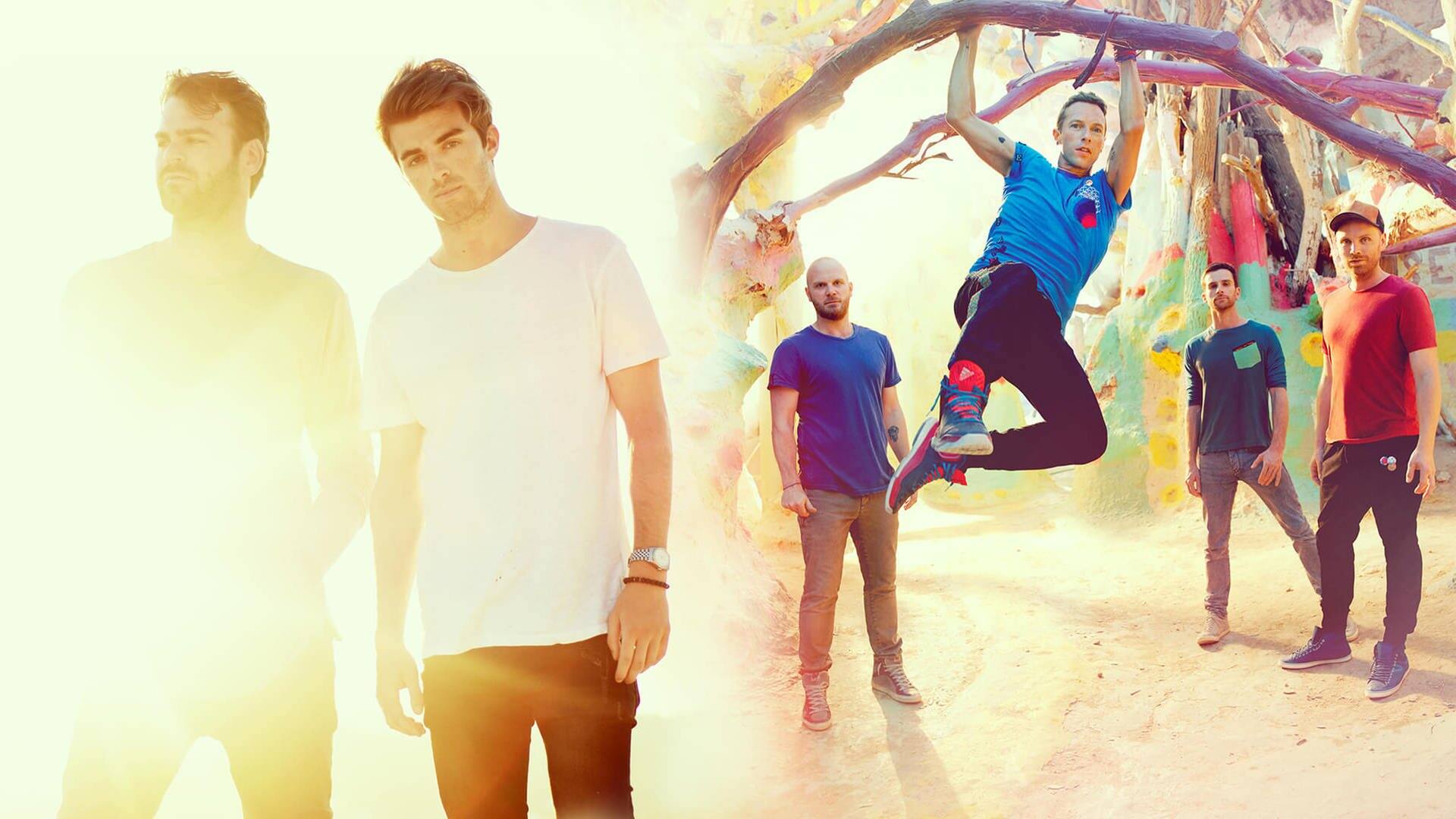 The Chainsmokers & Coldplay (Foto: Sony Music)