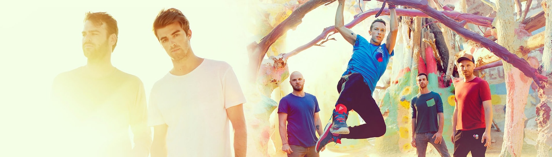 The Chainsmokers & Coldplay (Foto: Sony Music)
