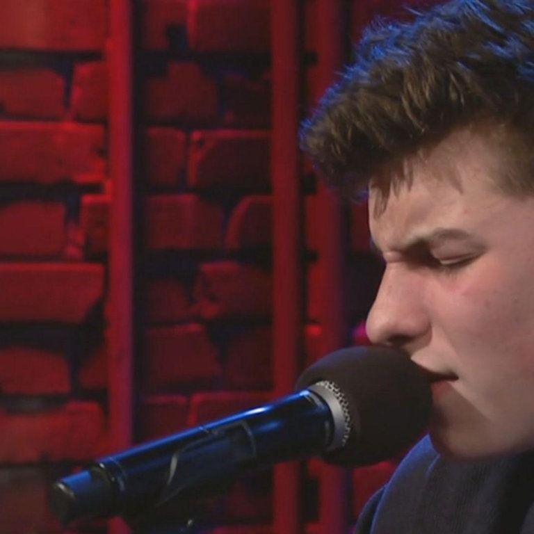 Shawn Mendes unplugged: Stitches (Foto: SWR3)