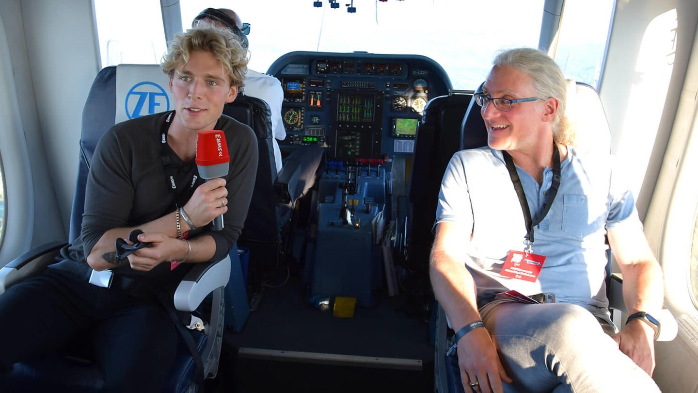 Foto: SWR3 Zeppelinflug mit Christopher (Foto: SWR3)