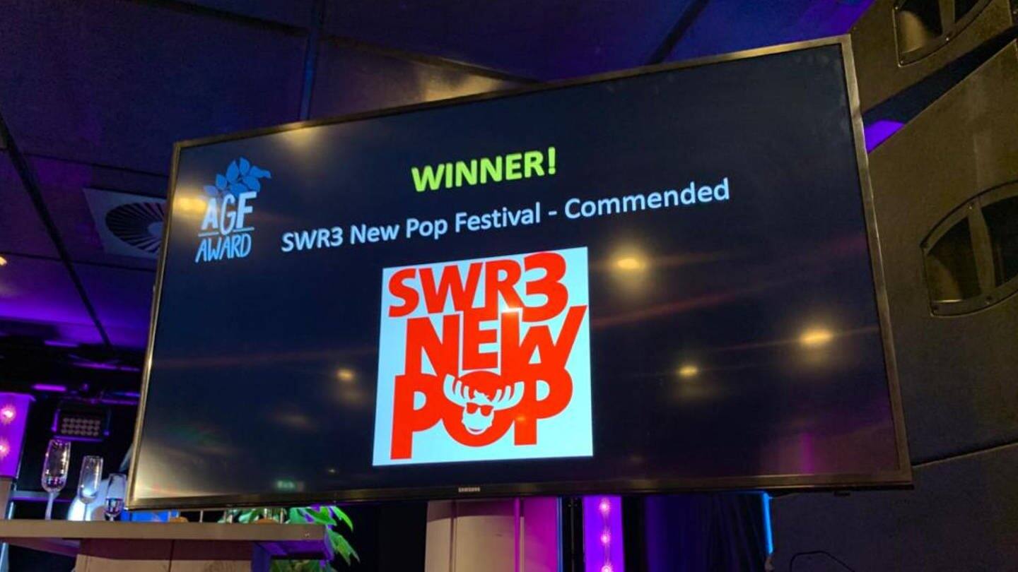 New Pop:: A Greener Festival Award (Foto: SWR3)