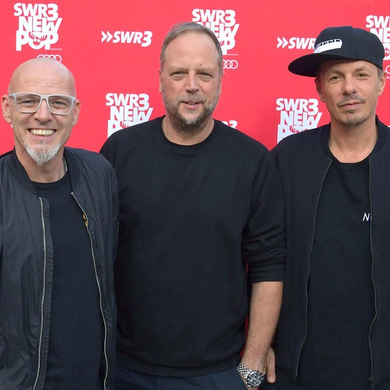 Die Fantastischen Vier beim Star-Talk beim New Pop Festival 2019 (Foto: SWR3)