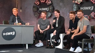 Picture This beim Star-Talk beim New Pop Festival 2019 (Foto: SWR3) Picture This beim Star-Talk beim New Pop Festival 2019