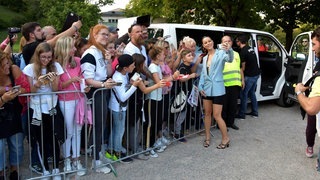 Lena beim Star-Talk beim New Pop Festival 2019