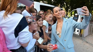 Lena beim Star-Talk beim New Pop Festival 2019