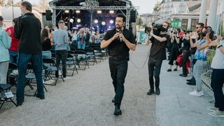 Dotan beim SWR3 New Pop (Foto: Ronny Zimmermann) Dotan beim SWR3 New Pop