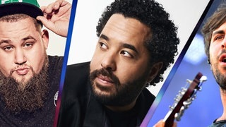 Porträtfotos von George Ezra, Rag'n'Bone Man, Adel Tawil, Max Giesinger, Jan Josef Liefers