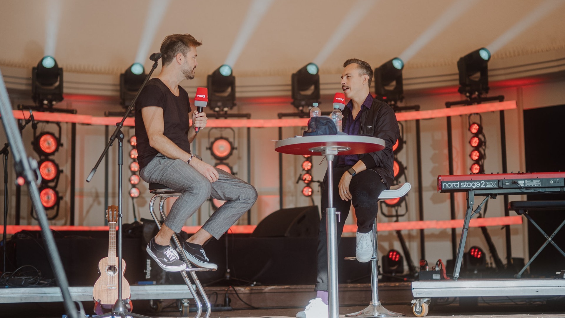 Foto: SWR, Ronny Zimmermann Purple Disco Machine im Startalk beim SWr3 New Pop Festival 2022 (Foto: SWR, Ronny Zimmermann)