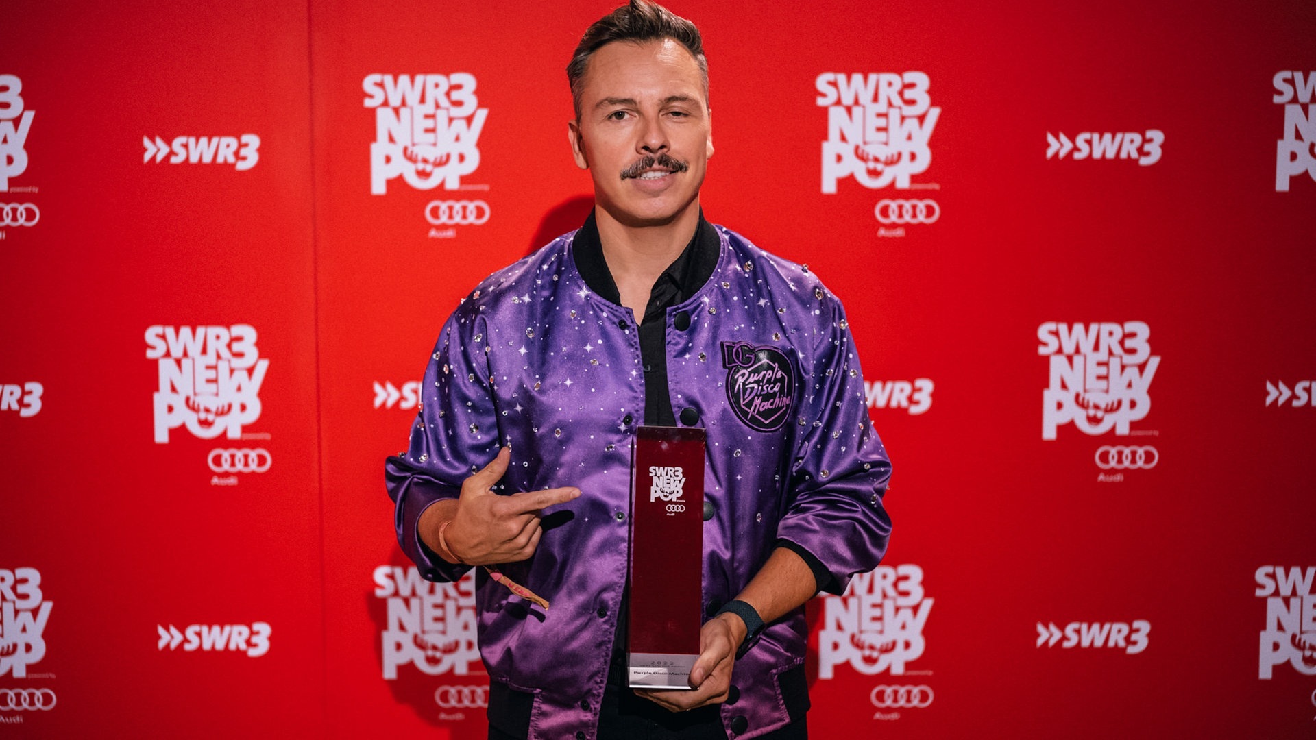 Foto: SWR, SWR3 Purple Disco Machine beim SWR3 New Pop Special (Foto: SWR, SWR3)