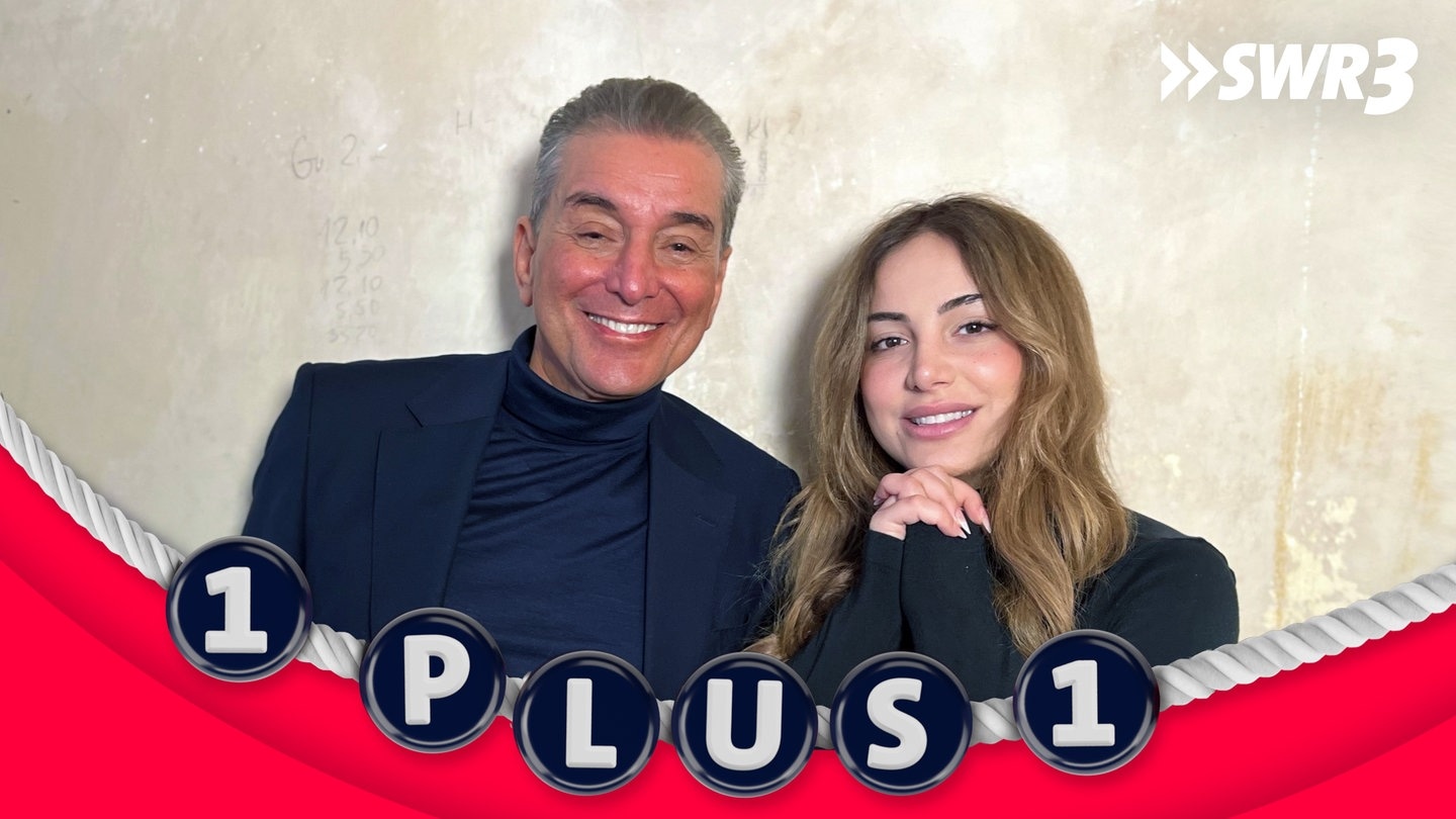 Foto: SWR3, Lisa Golinski 1 plus 1 mit Enissa Amani und Michel Friedman (Foto: SWR3, Lisa Golinski)