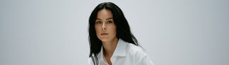 Lena Meyer-Landrut mit weißer Bluse