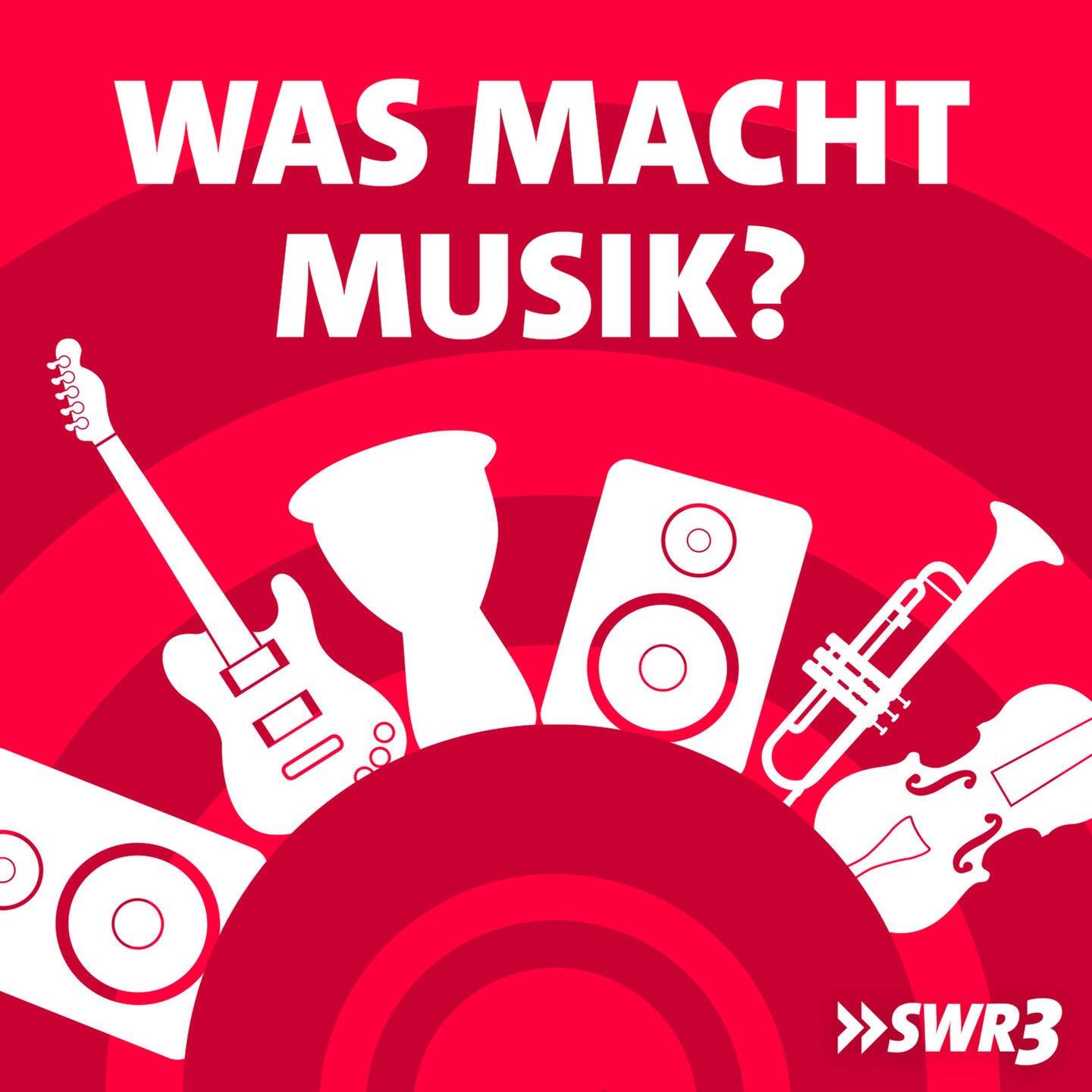 Podcast: Was macht Musik (Foto: SWR3, Collage: SWR3/ Illustrationen von Adobe Stock/ © slayer2018, © kontur-vid)