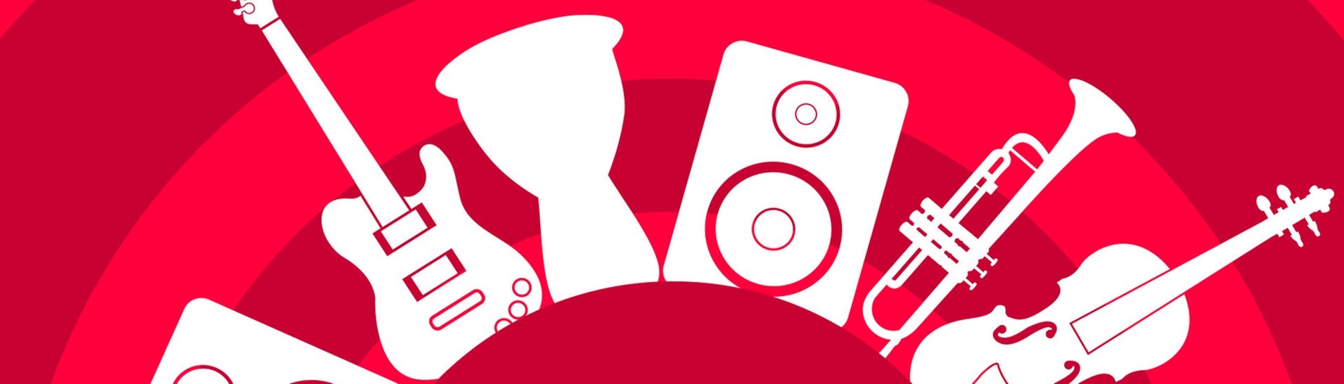 Illustration mit Instrumenten (Foto: Collage: SWR3/ Illustrationen von Adobe Stock/ © slayer2018, © kontur-vid)