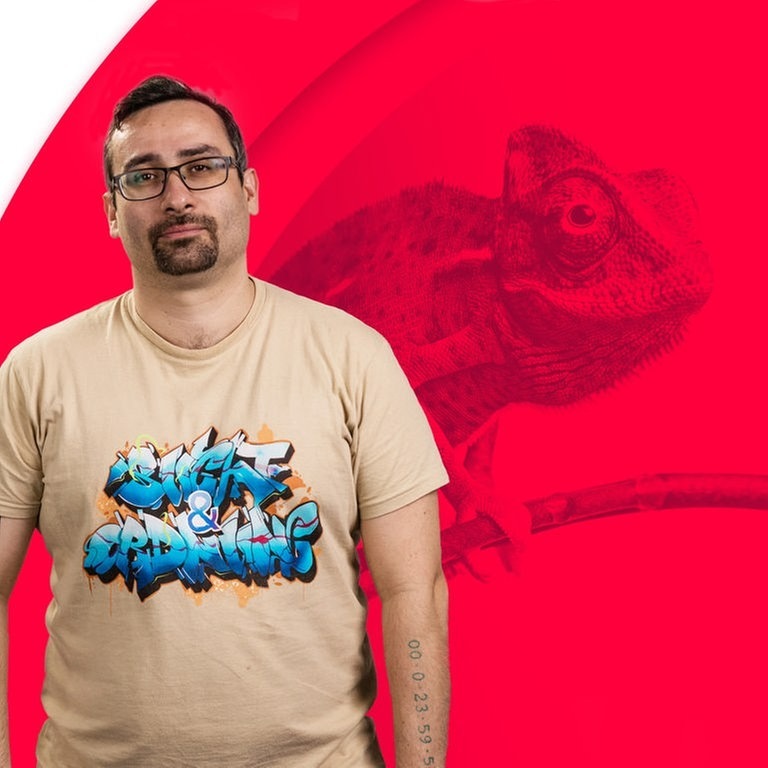 Der Gangster, der Junkie und die Hure. Roman Chameleon. (Foto: SWR3)